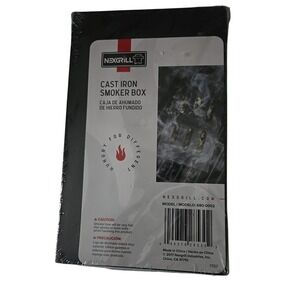 Smoker Box Vents Direct Smoke Prevents Wood Catching Fire Cast Iron Nexgrill